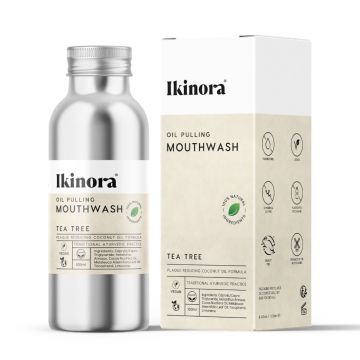 Ikinora naravna kokosova ustna vodica za izpiranje z oljem