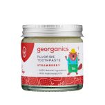 Georganics otroška zobna pasta s fluoridom (kozarec)
